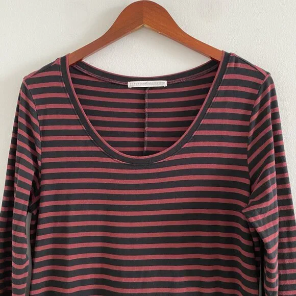 Peruvian Connection Andover Striped Maxi Dress Long Sleeve - Picture 9 of 12